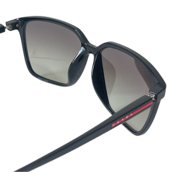 Prada Men’s Sunglasses SPS06V-F square black lens Grey Gradient full rim - Picture 9 of 11